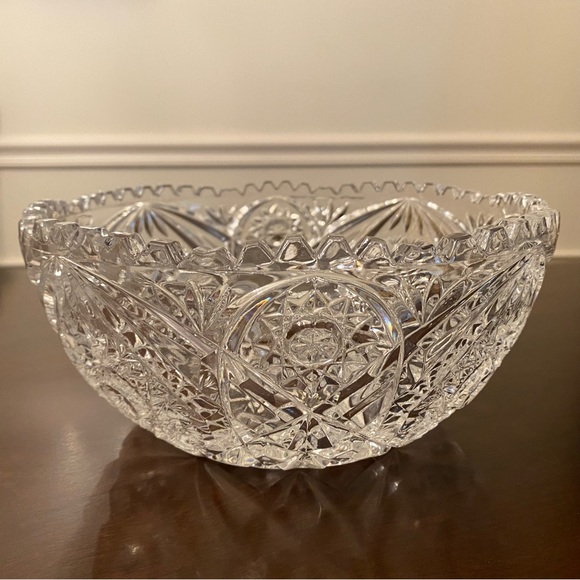 Floral Crystal Bowl - Picture 1 of 7
